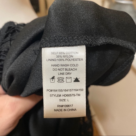 Beautiful Black Lace Stella Luce Evening Dress - Picture 8 of 8